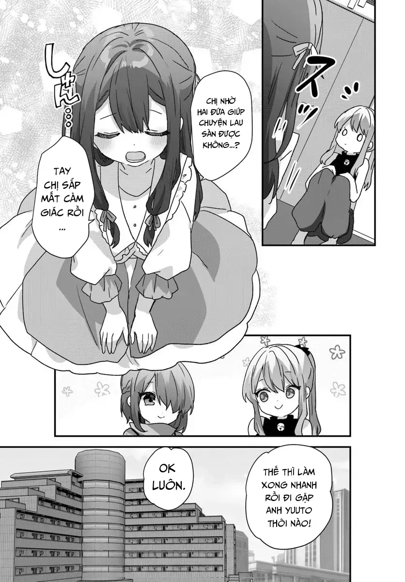 Daigaku Nyuugakuji Kara Uwasa Sareteita Bishoujo San Shimai, Ikiwakareteita Gimai Datta. Chương 10 Ảnh 12