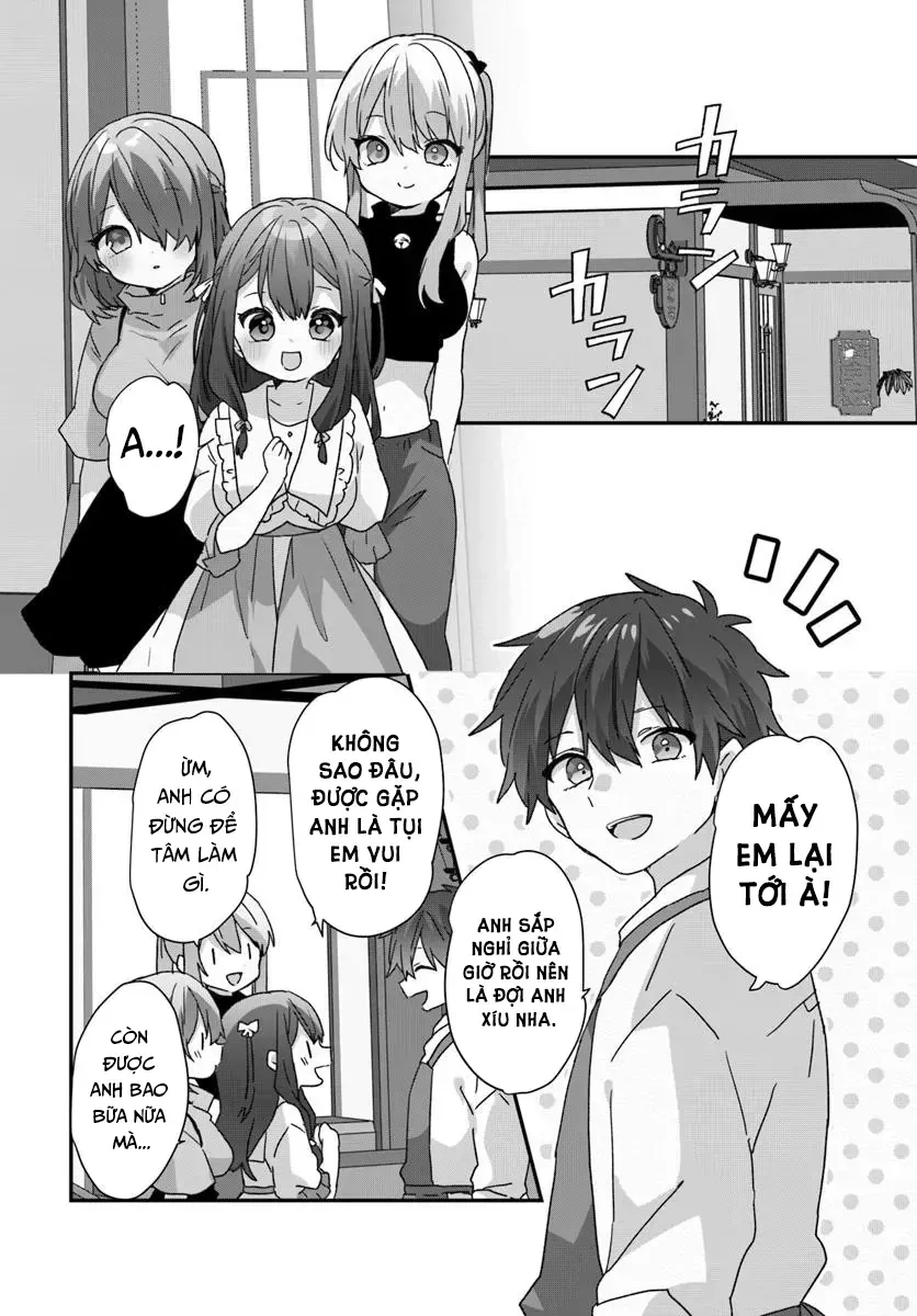 Daigaku Nyuugakuji Kara Uwasa Sareteita Bishoujo San Shimai, Ikiwakareteita Gimai Datta. Chương 10 Ảnh 13