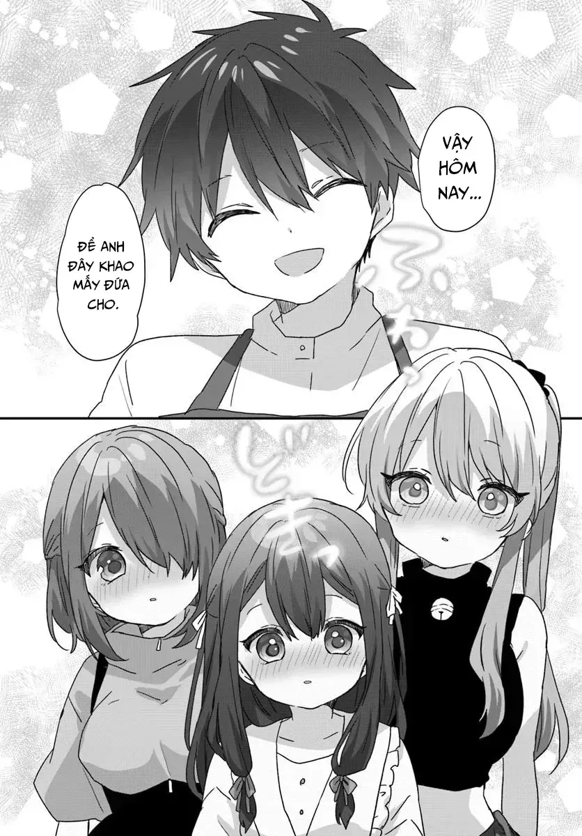 Daigaku Nyuugakuji Kara Uwasa Sareteita Bishoujo San Shimai, Ikiwakareteita Gimai Datta. Chương 10 Ảnh 14