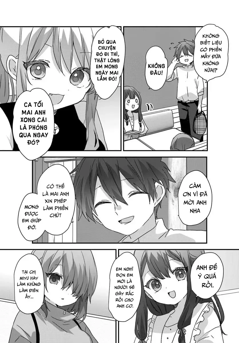 Daigaku Nyuugakuji Kara Uwasa Sareteita Bishoujo San Shimai, Ikiwakareteita Gimai Datta. Chương 10 Ảnh 16