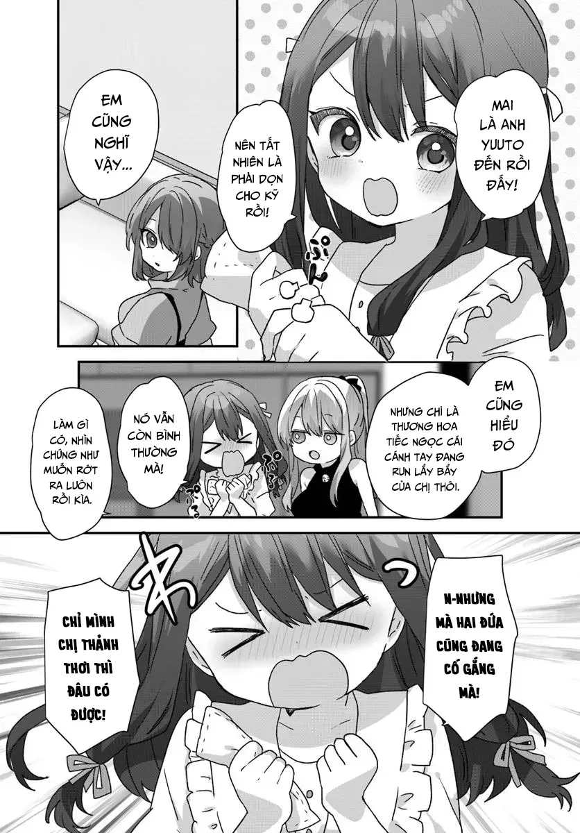 Daigaku Nyuugakuji Kara Uwasa Sareteita Bishoujo San Shimai, Ikiwakareteita Gimai Datta. Chương 10 Ảnh 4