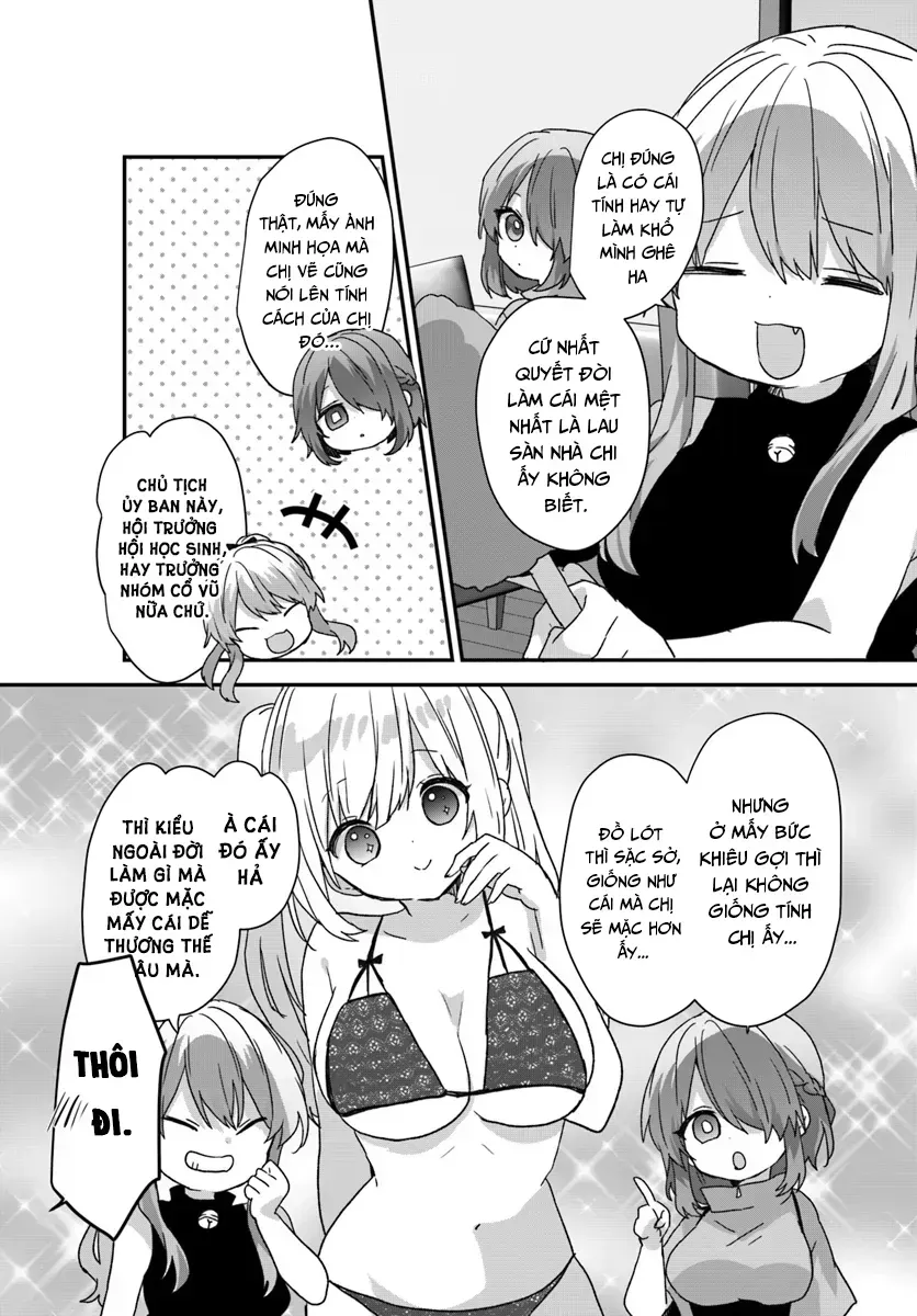 Daigaku Nyuugakuji Kara Uwasa Sareteita Bishoujo San Shimai, Ikiwakareteita Gimai Datta. Chương 10 Ảnh 6