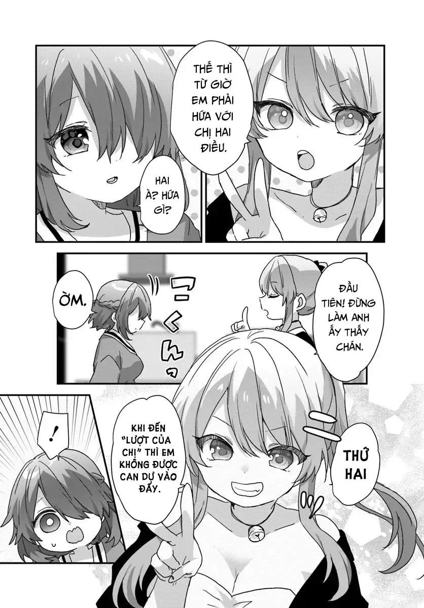Daigaku Nyuugakuji Kara Uwasa Sareteita Bishoujo San Shimai, Ikiwakareteita Gimai Datta. Chương 11 Ảnh 13