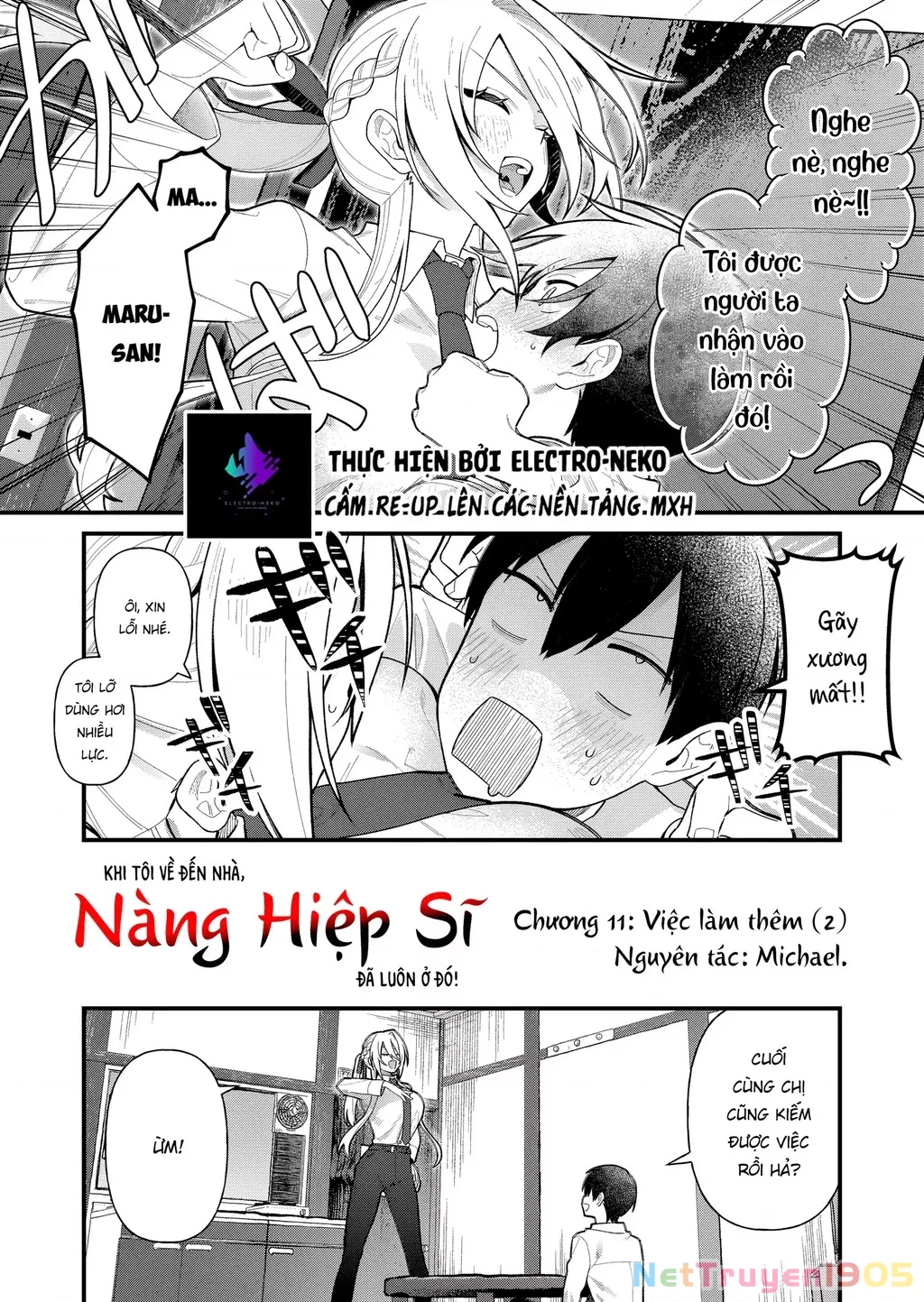 Khi tôi về đến nhà, Nàng Hiệp Sĩ đã luôn ở đó! Chương 11 Ảnh 4