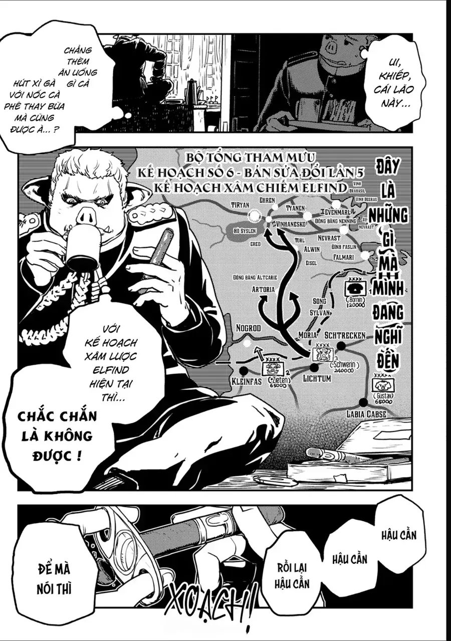 Orcsen Oukokushi ~Yaban Na Orc No Kuni Wa, Ikanishite Heiwa Na Elf No Kuni Wo Yakiharau Ni Itatta Ka~ Chương 9 Ảnh 31
