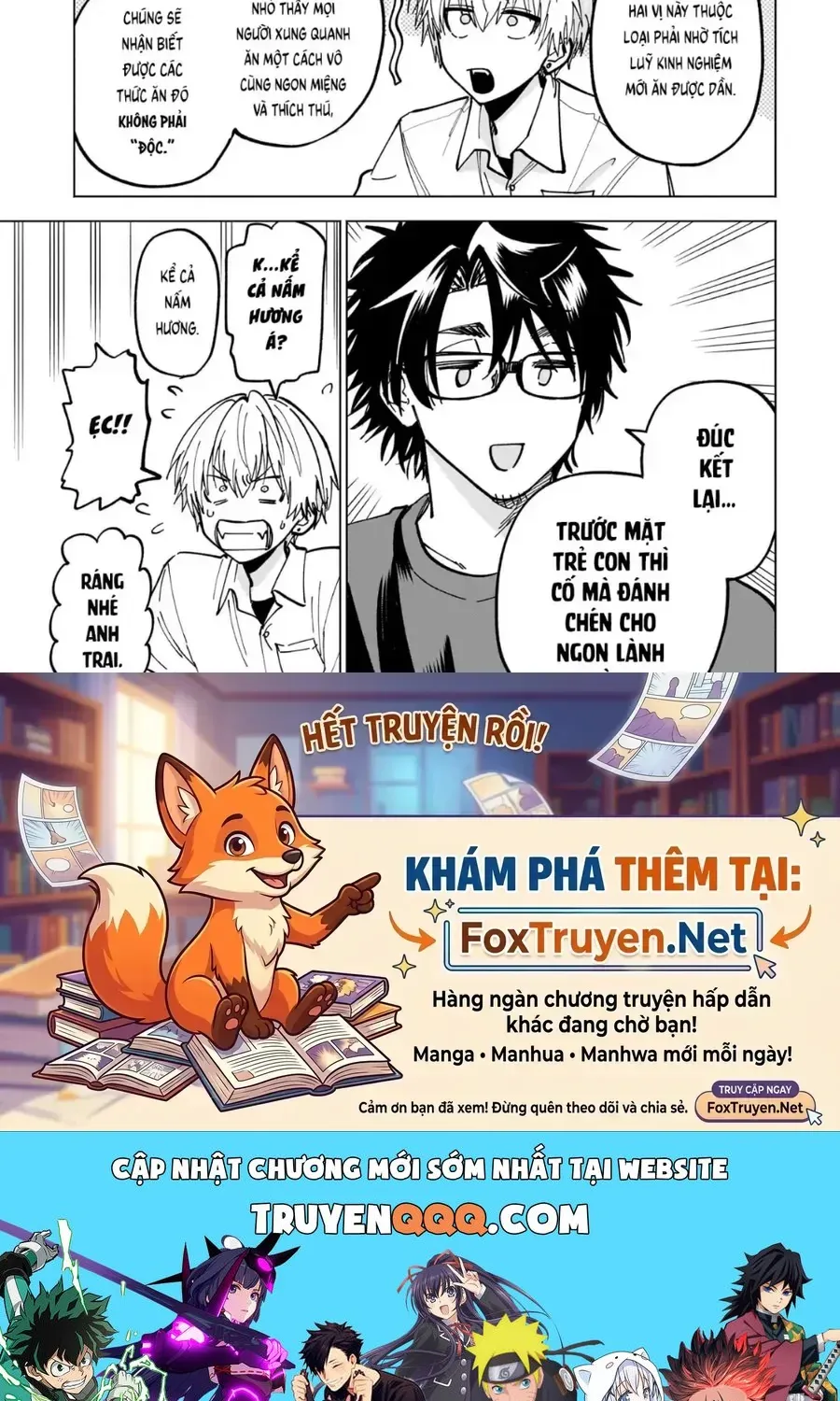 Tên Đầu Gấu Và Bữa Ăn Khoa Học Chương 12 Ảnh 48